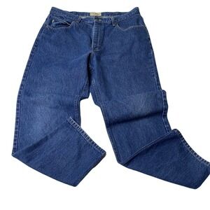 LL BEAN Sz 38x32 classic fit Mens Vtg Jeans 100% Cotton See Measurements